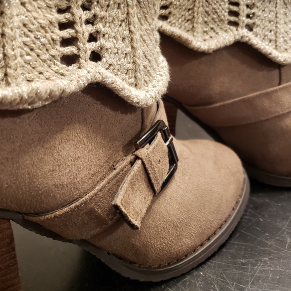 🌞VENUS sweater boots cable knit - Picture 12 of 16